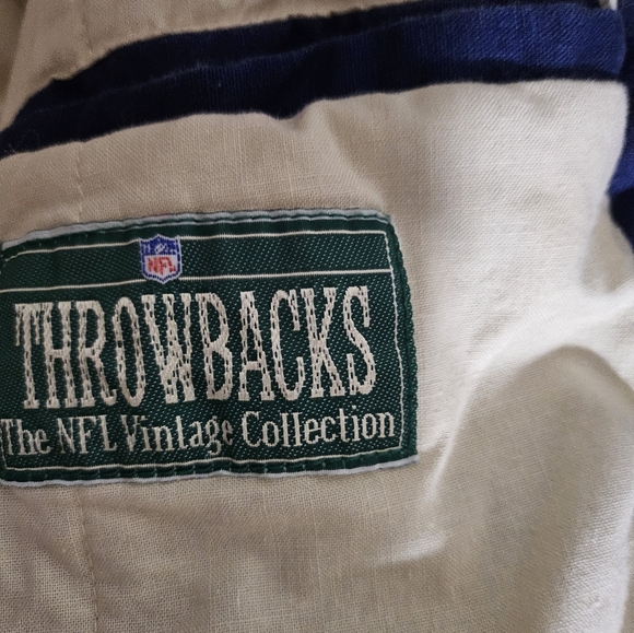 📣Vintage NFL Mirage Unisex DALLAS 🏈 COWBOYS ⭐ Varsity Bomber Jacket 🧥 Coat L - Picture 7 of 7